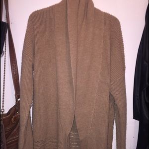 TAN CARDIGAN SUPER SOFT