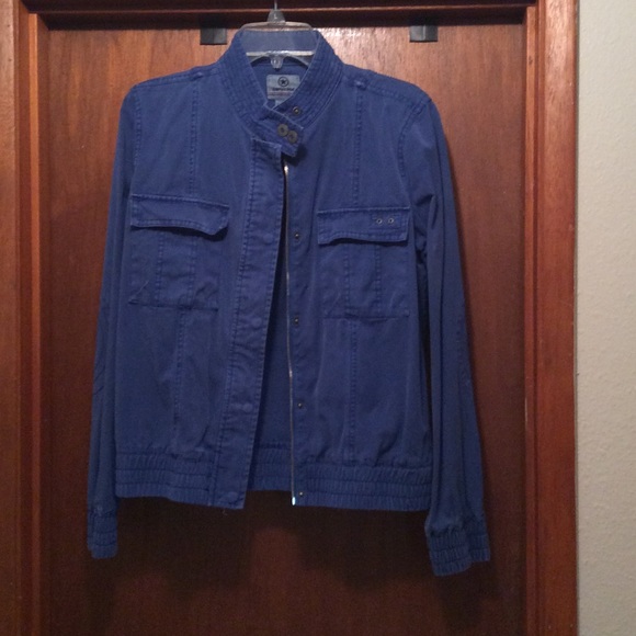 converse blue jacket