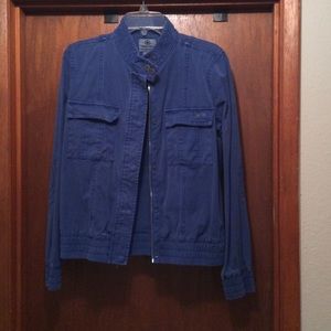 converse blue jacket