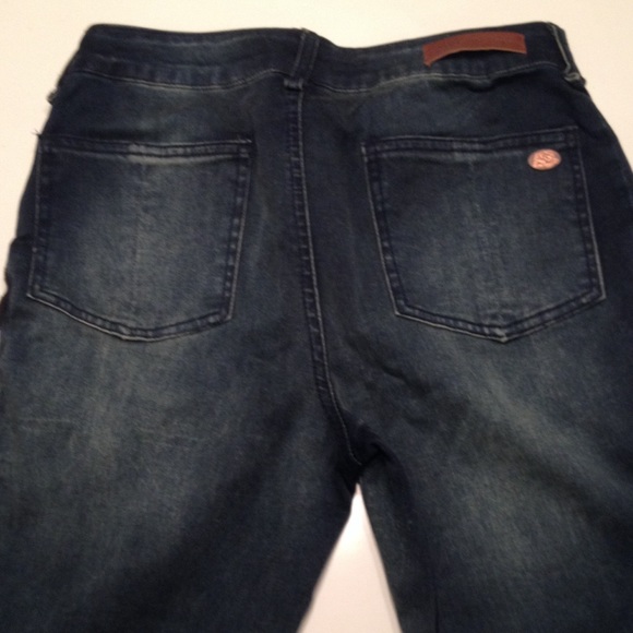 ABS Allen Schwartz Jeans Faux Suede Embellished Skinny Jeans Poshmark