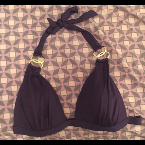 Old Navy Purple Chain Detail Bikini Top