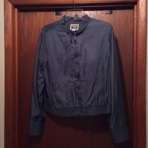 converse shiny blue jacket