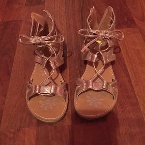 Little girl size 1 sandals
