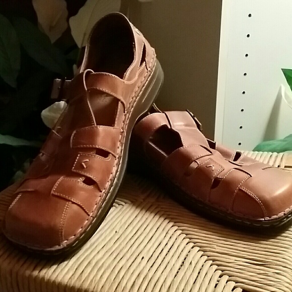 Josef Seibel Leather Fisherman's Sandal