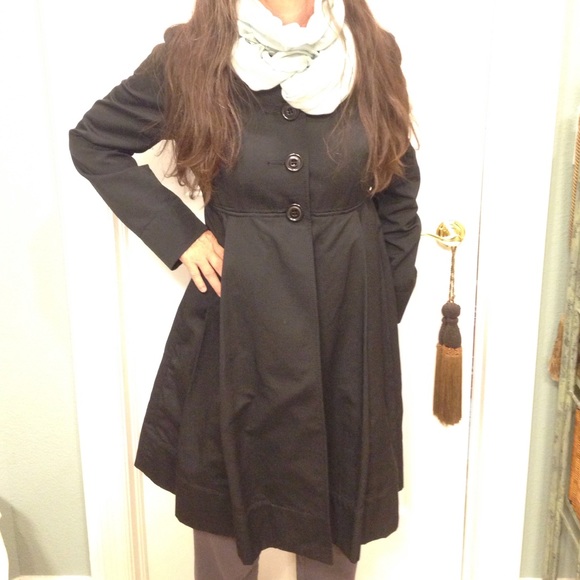 Black trench coat