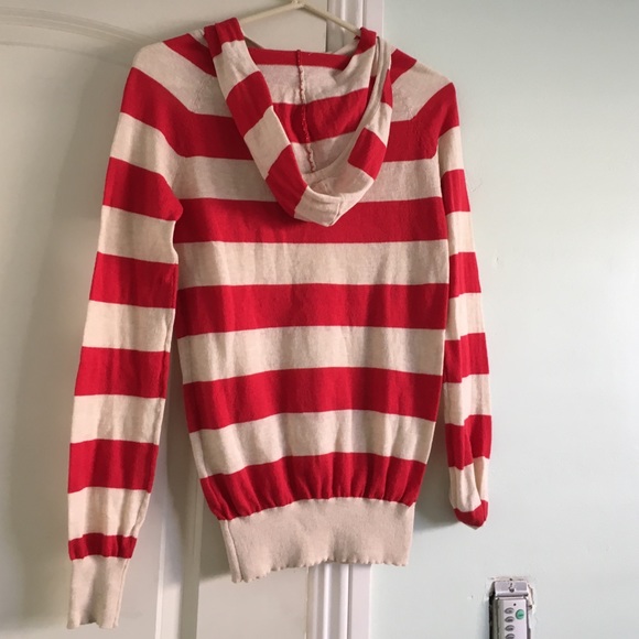Red and tan striped shirt - Picture 2 of 2