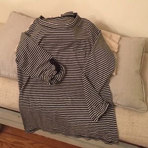 Striped Crew Neck Top