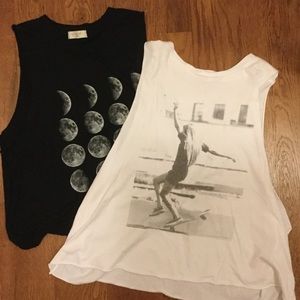 Brandy Melville Muscle Tee Bundle!