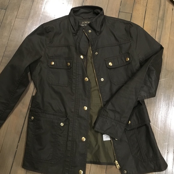 Jcrew green field jacket
