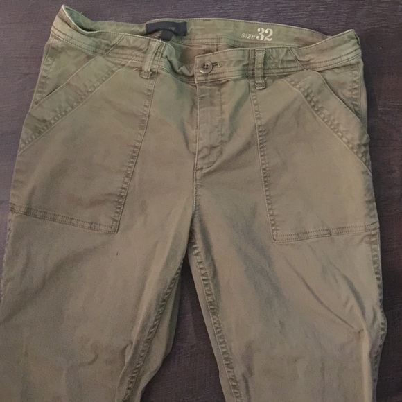 Jcrew olive green cargo pants