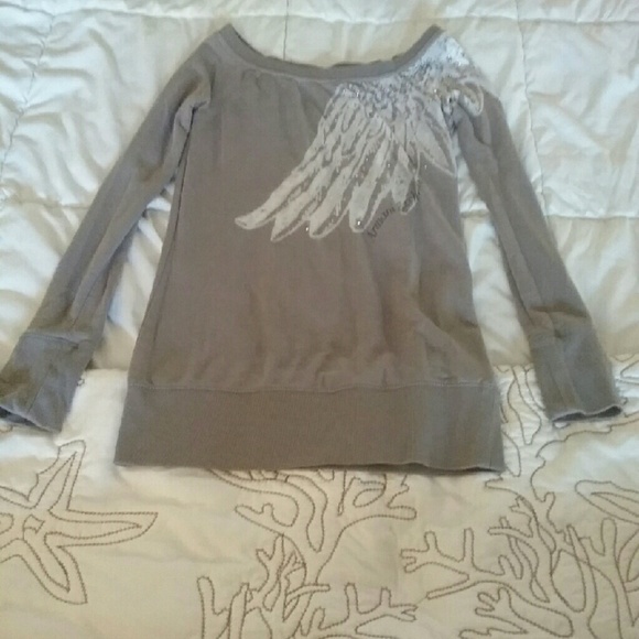 Armani exchange wide neck tunic.