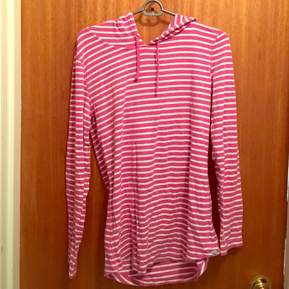 Striped hoodie t-shirt