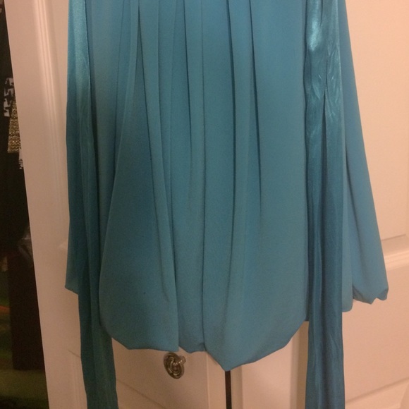 💃 Blue XOXO Strapless Dress Size S for Prom! - Picture 5 of 5