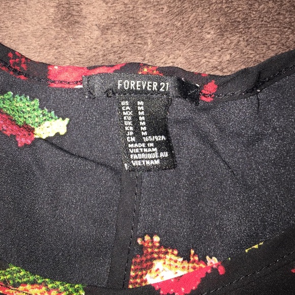 Forever 21 floral shirt - Picture 3 of 4