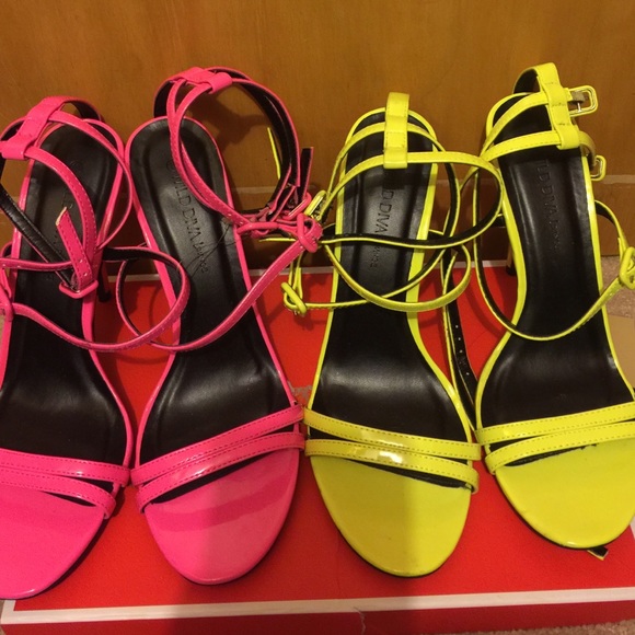 Two Neon Pairs of Heels