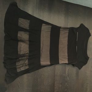 Bali dress nude and mesh dress