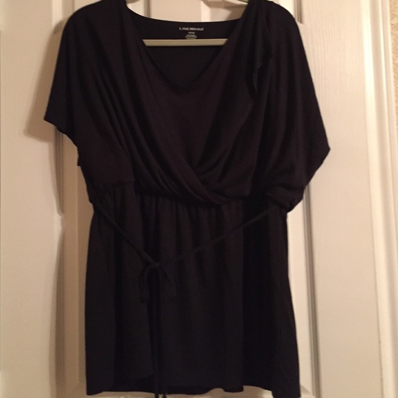 NWT Lane Bryant soft black top. Size 14-16.