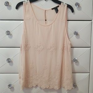 Blush Pink Lace Top