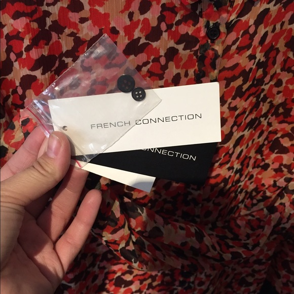 Patterned French Connection Button Up - Picture 2 of 3