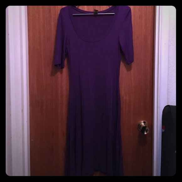 Purple skater dress