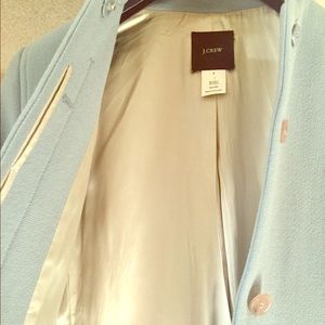 J-Crew powder grey/blue peacoat