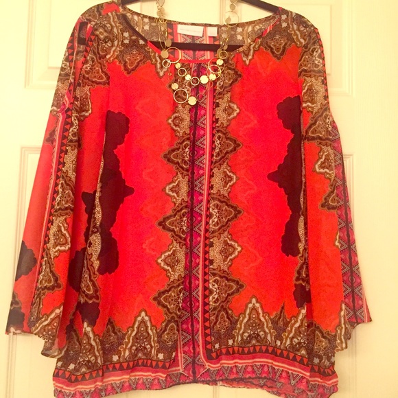 Cold shoulder blouse from NY&C!