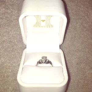 Claddagh silver ring