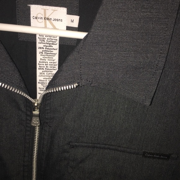 Calvin Klein Men's Zippered Jacket - Medium - Picture 2 of 2