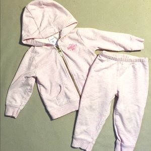 Pink Sweat Suit - 2 Piece