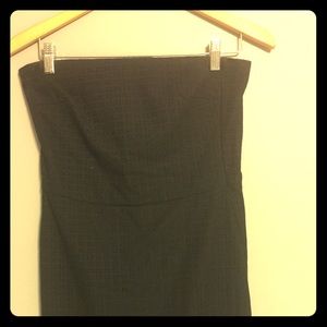 Calvin Klein navy strapless dress