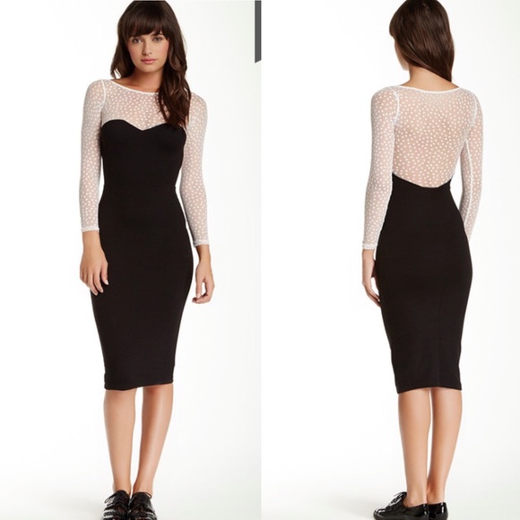 Belle Du Jour - Sheer Neckline, Back & Sleeves