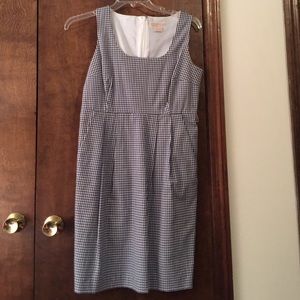 Michael Kors blue and white checker dress - Size 8