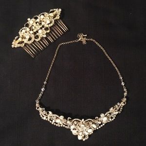 Hair clip & Special Occasion Necklace