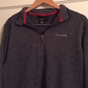 Men's Avalanche gray fleece pullover