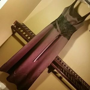 Chocolate brown formal dress