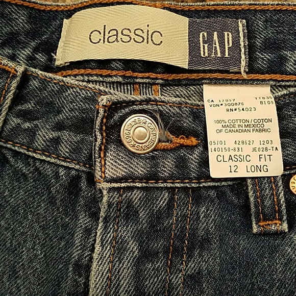 Gap Classic Fit Jeans 12 Long