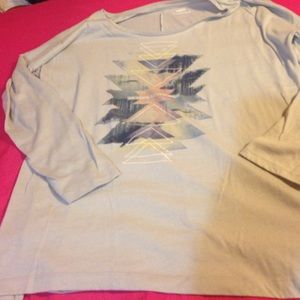 LAST CHANCE Boyfriend Graphic Long Sleeve Shirt