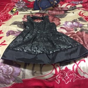 Black Borcade dress