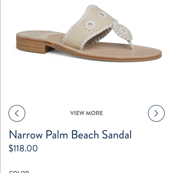 Size 9 bone jack rogers sandals