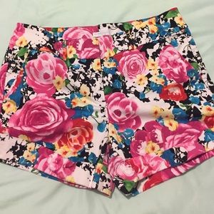 New York & Company floral shorts