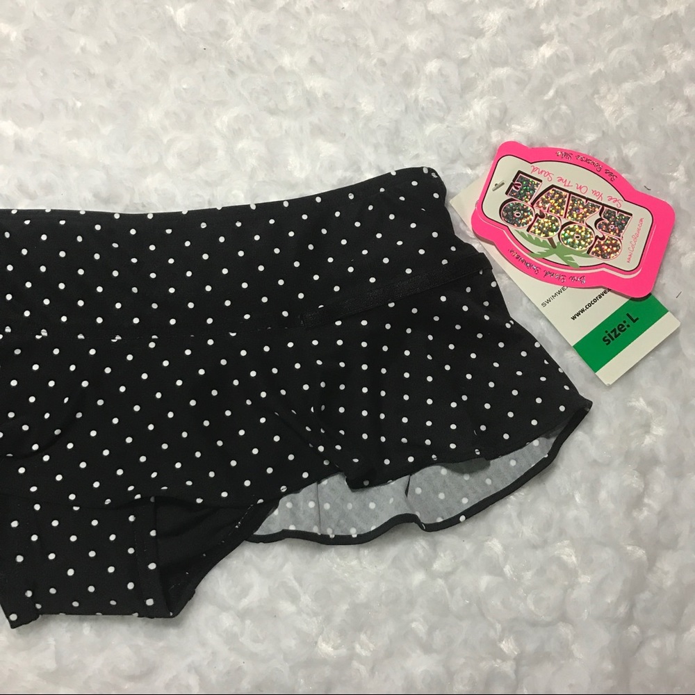COCO RAVE: Black Out Skirted Bottom