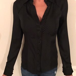 Tuxedo blouse