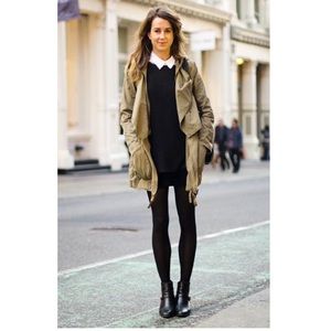 NWT Abercrombie and Fitch Utility Military Jacket.