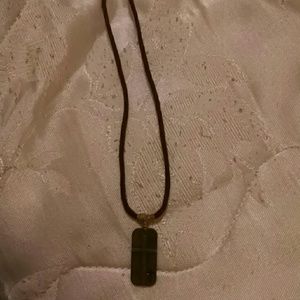 Metal cross necklace