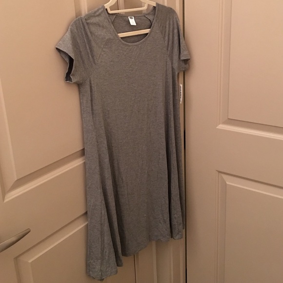 Old Navy Grey T-Shirt Dress