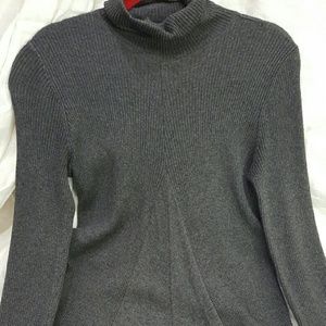 Maxi turtle neck dress