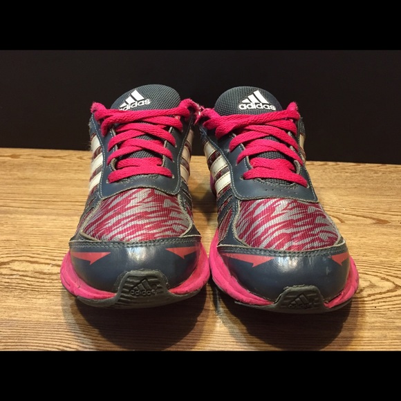 Women's Adidas Shoes! Size 6 - Hot Pink & Gray! - Picture 1 of 4