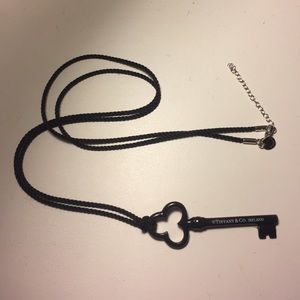 Tiffany and Co. Black Key Necklace