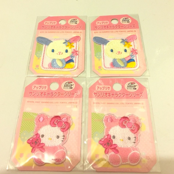 Sanrio iron patch 4 pcs lot