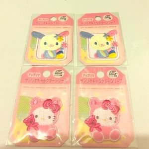 Sanrio iron patch 4 pcs lot
